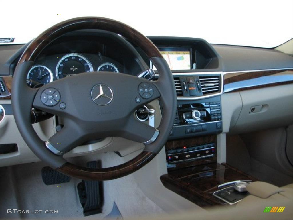 Almond/Mocha Interior 2011 Mercedes-Benz E 350 4Matic Sedan Photo #38030904
