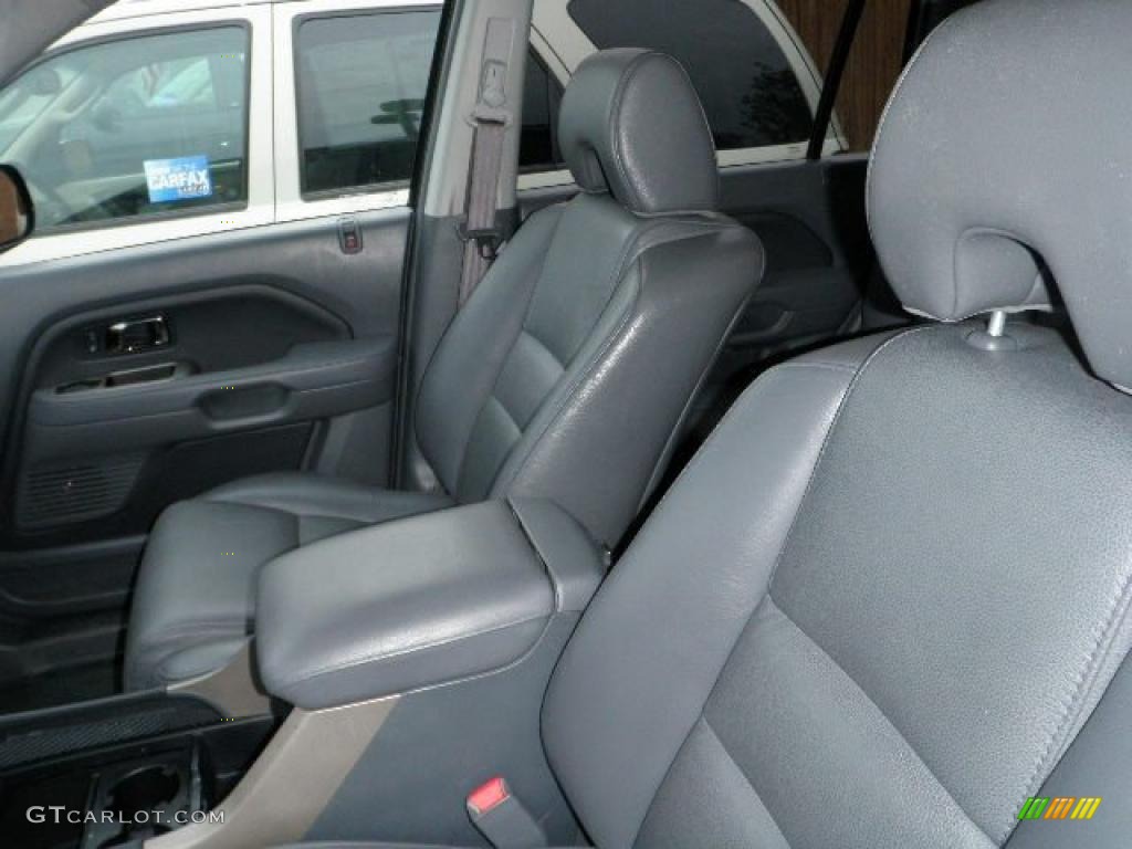 Gray Interior 2008 Honda Pilot EX-L 4WD Photo #38031132