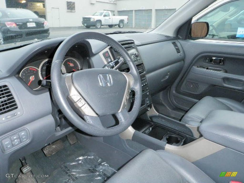 Gray Interior 2008 Honda Pilot EX-L 4WD Photo #38031148