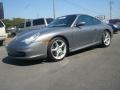 2003 Arctic Silver Metallic Porsche 911 Carrera Coupe  photo #2