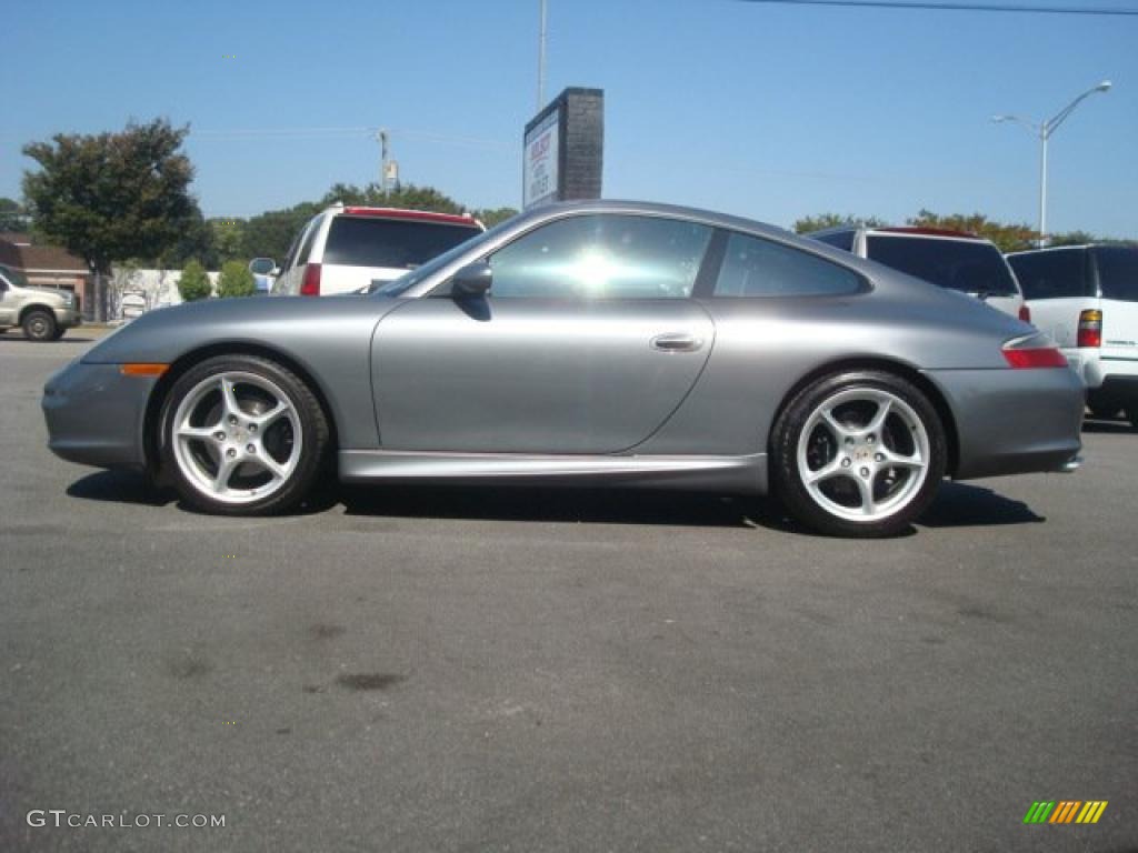 2003 911 Carrera Coupe - Arctic Silver Metallic / Black photo #3