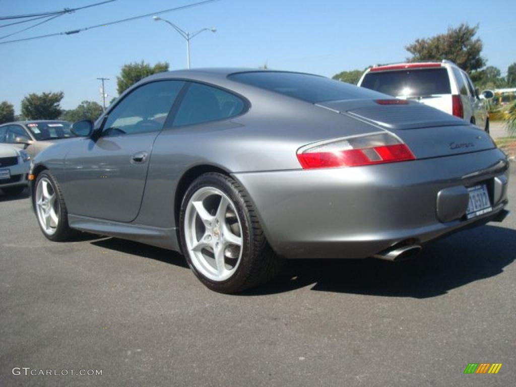 2003 911 Carrera Coupe - Arctic Silver Metallic / Black photo #4