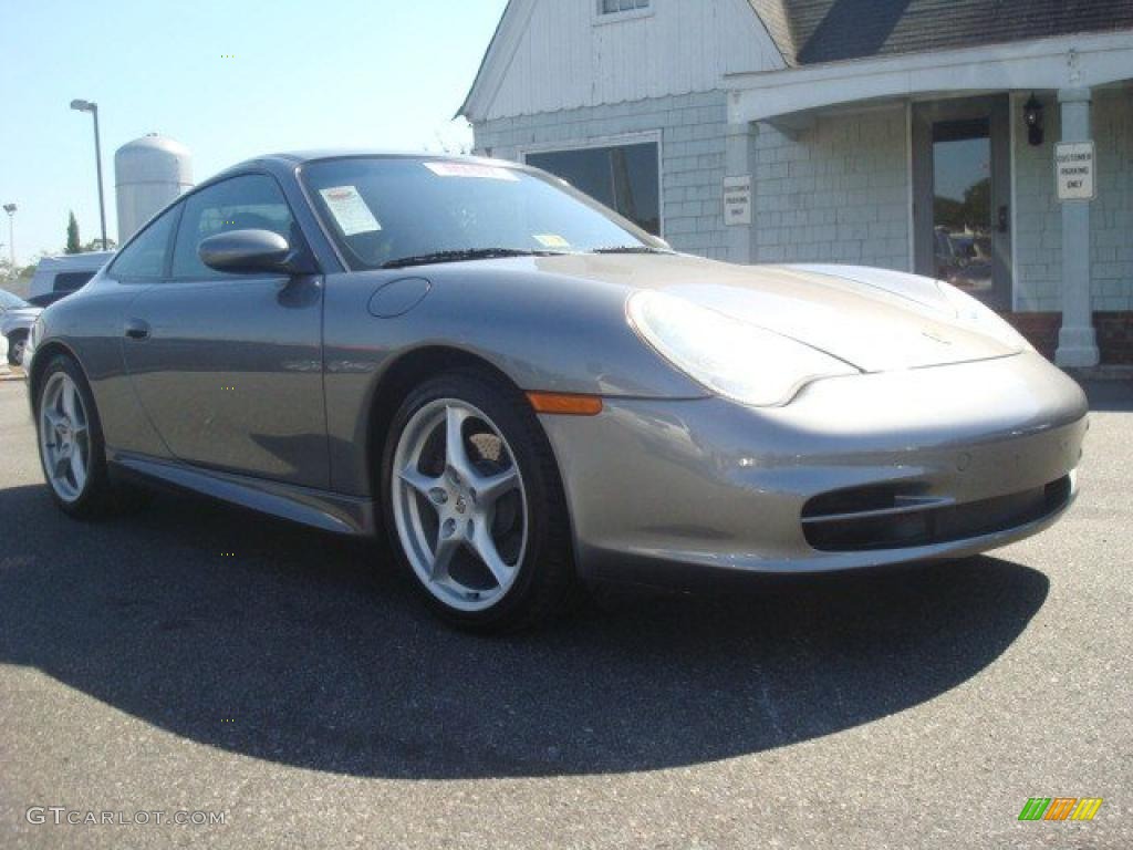 2003 911 Carrera Coupe - Arctic Silver Metallic / Black photo #7