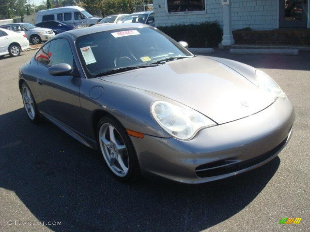 2003 911 Carrera Coupe - Arctic Silver Metallic / Black photo #8