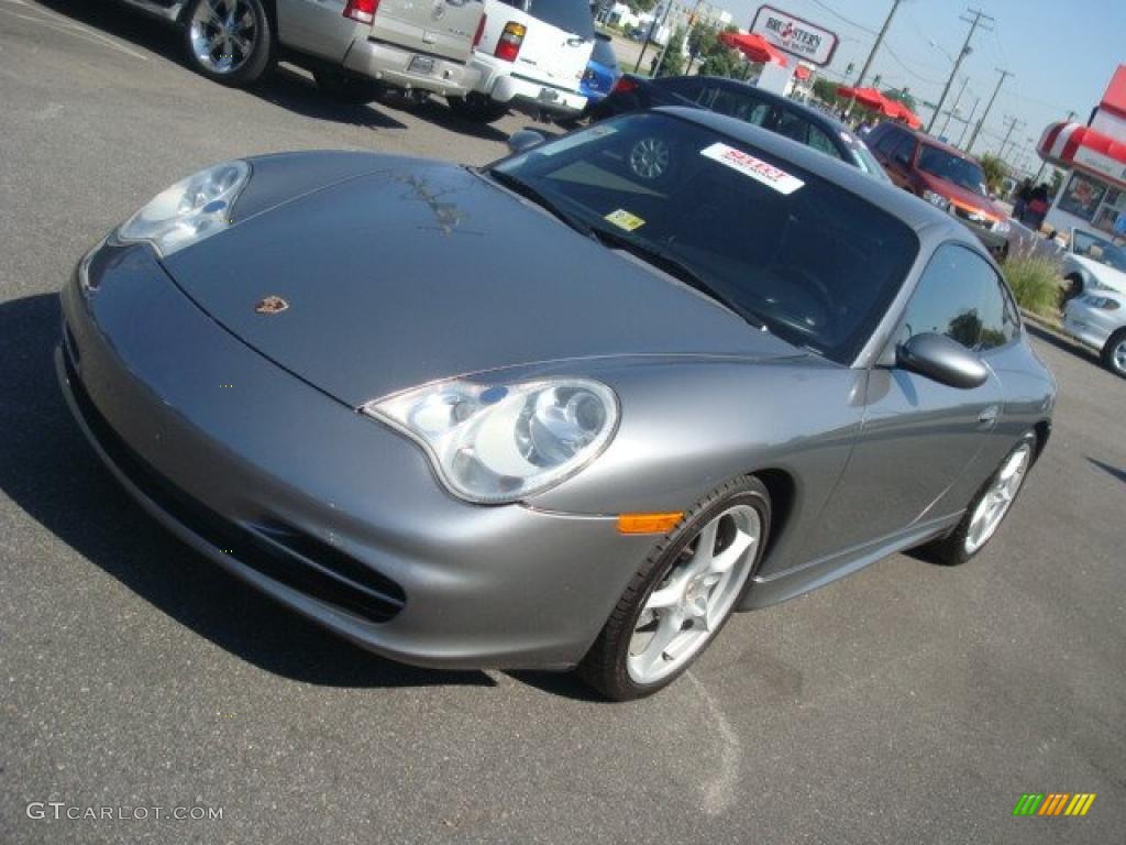 2003 911 Carrera Coupe - Arctic Silver Metallic / Black photo #10
