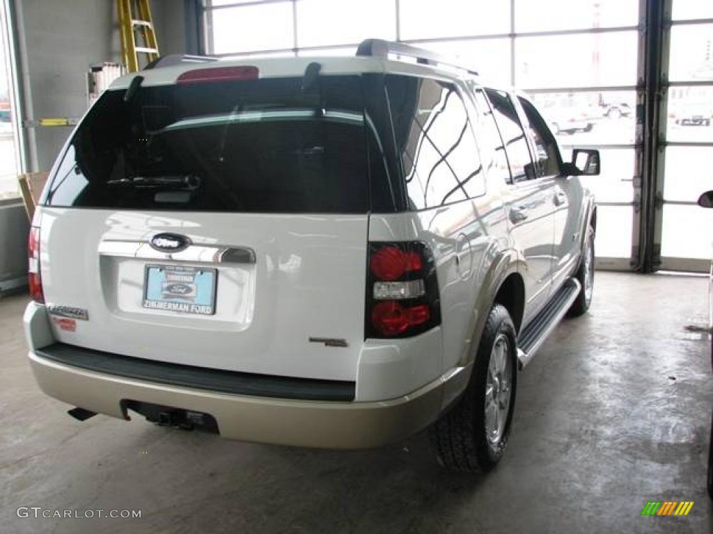 2006 Explorer Eddie Bauer 4x4 - Oxford White / Camel photo #4