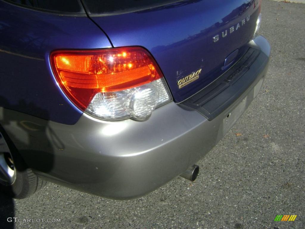 2004 Impreza Outback Sport Wagon - Pacifica Blue Pearl / Gray photo #8