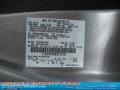 UX: Ingot Silver Metallic 2011 Ford Focus SEL Sedan Color Code