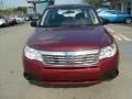 2009 Camellia Red Pearl Subaru Forester 2.5 X  photo #2