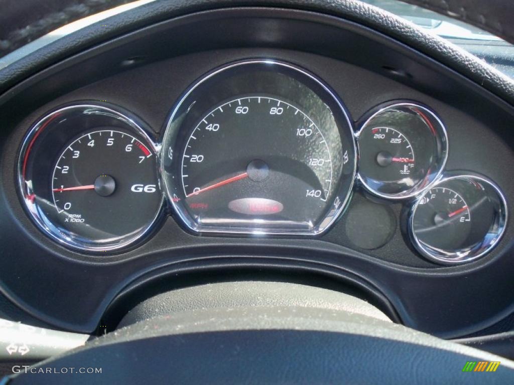 2007 Pontiac G6 GT Convertible Gauges Photo #38038262