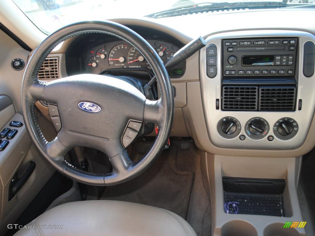 Medium Parchment Beige Interior 2003 Ford Explorer XLT 4x4 Photo #38038410