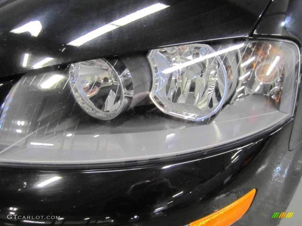 2008 A3 2.0T - Ice Silver Metallic / Black photo #4