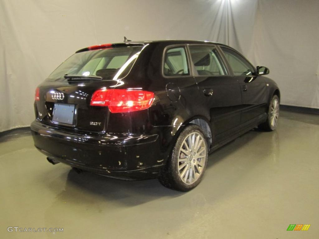 2008 A3 2.0T - Ice Silver Metallic / Black photo #7