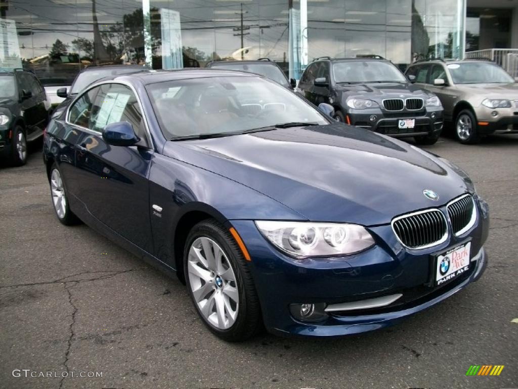 2011 3 Series 328i xDrive Coupe - Deep Sea Blue Metallic / Saddle Brown Dakota Leather photo #3