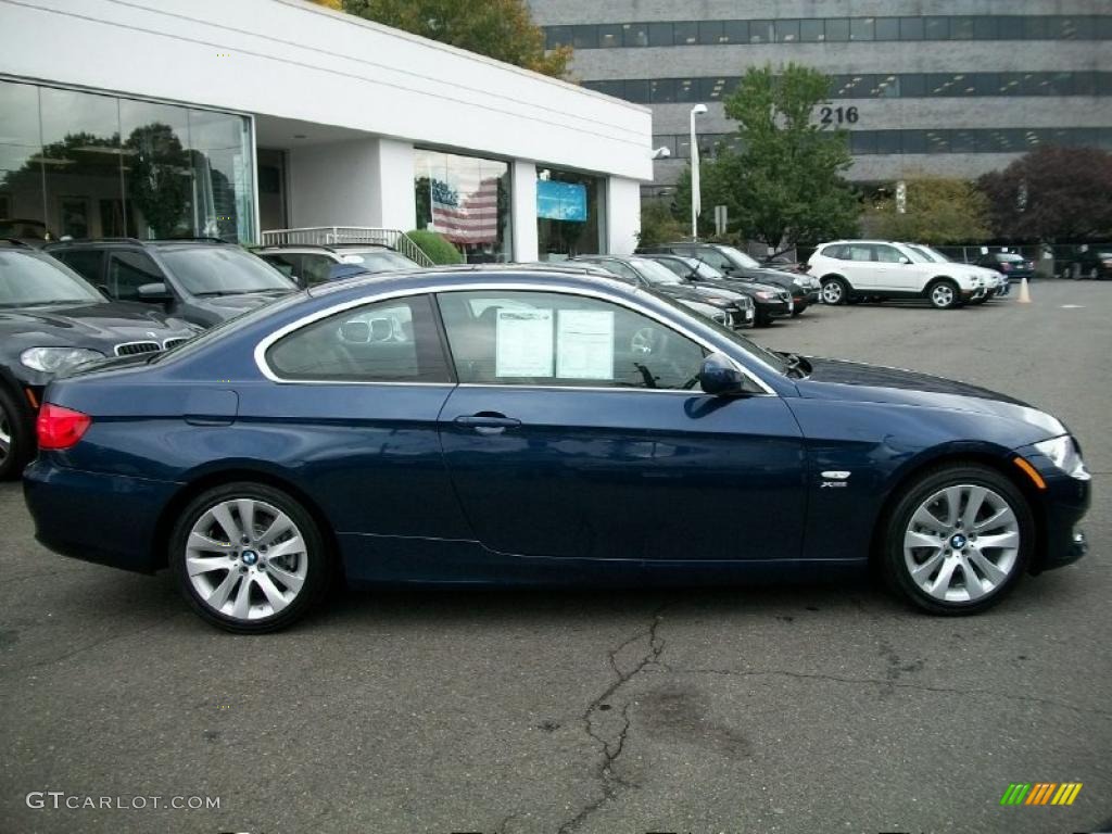 2011 3 Series 328i xDrive Coupe - Deep Sea Blue Metallic / Saddle Brown Dakota Leather photo #4