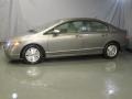 2007 Borrego Beige Metallic Honda Civic Hybrid Sedan  photo #3