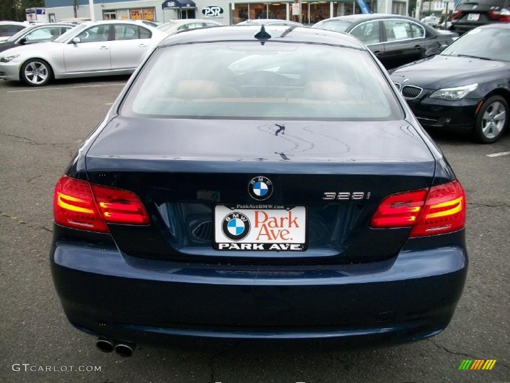 2011 3 Series 328i xDrive Coupe - Deep Sea Blue Metallic / Saddle Brown Dakota Leather photo #6