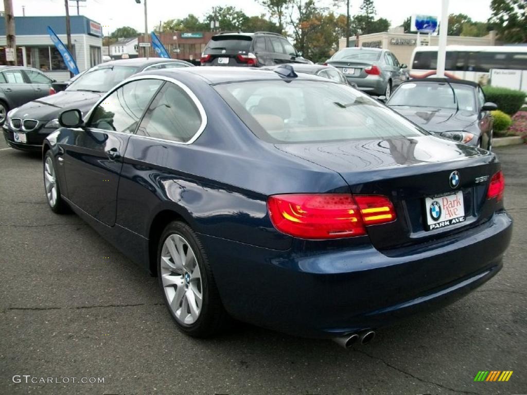 2011 3 Series 328i xDrive Coupe - Deep Sea Blue Metallic / Saddle Brown Dakota Leather photo #7