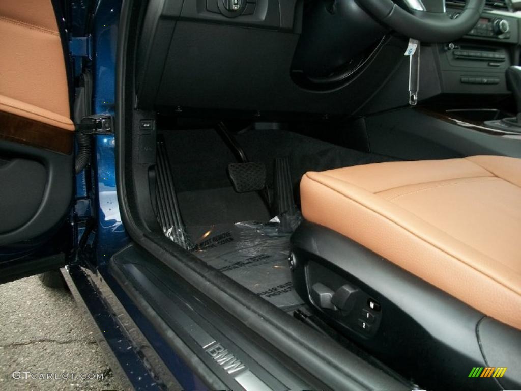 2011 3 Series 328i xDrive Coupe - Deep Sea Blue Metallic / Saddle Brown Dakota Leather photo #11