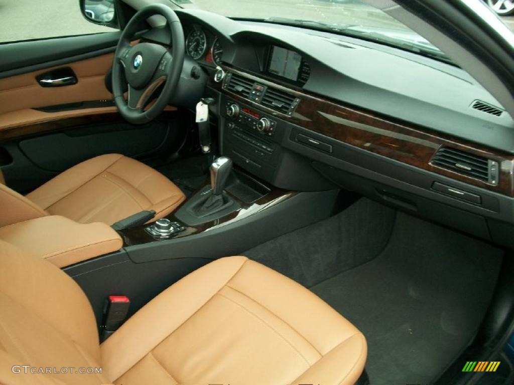 Saddle Brown Dakota Leather Interior 2011 BMW 3 Series 328i xDrive Coupe Photo #38040646