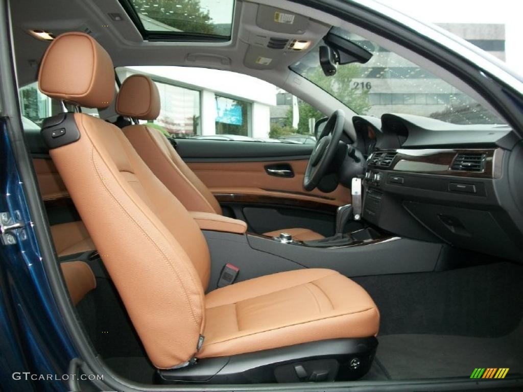 Saddle Brown Dakota Leather Interior 2011 BMW 3 Series 328i xDrive Coupe Photo #38040670