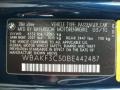 Info Tag of 2011 3 Series 328i xDrive Coupe