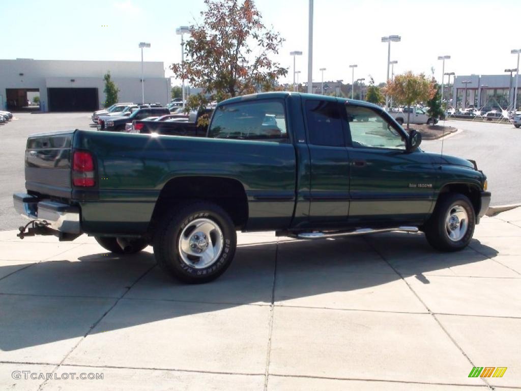 1999 Ram 1500 SLT Extended Cab - Forest Green Pearl / Camel/Tan photo #5