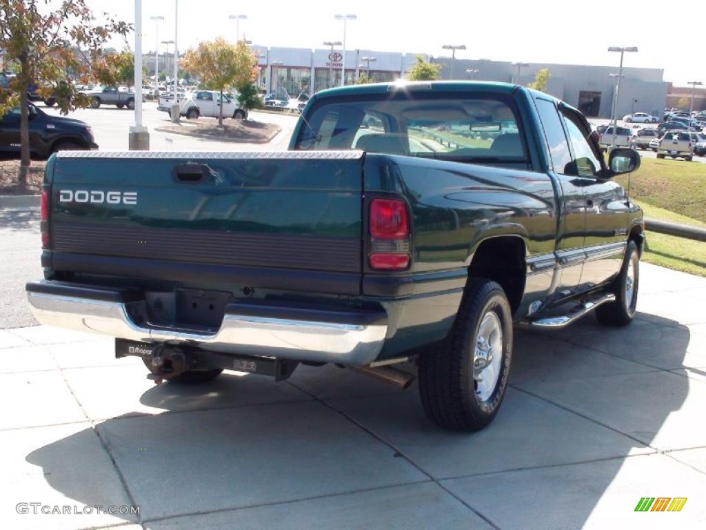 1999 Ram 1500 SLT Extended Cab - Forest Green Pearl / Camel/Tan photo #6