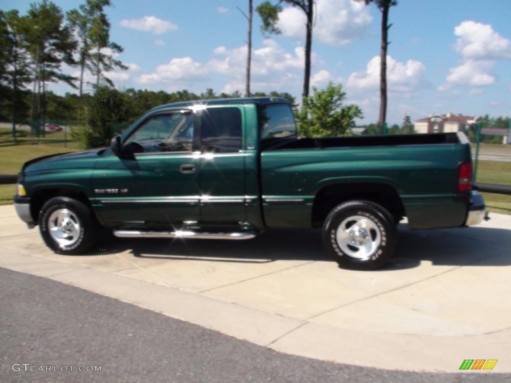 1999 Ram 1500 SLT Extended Cab - Forest Green Pearl / Camel/Tan photo #9