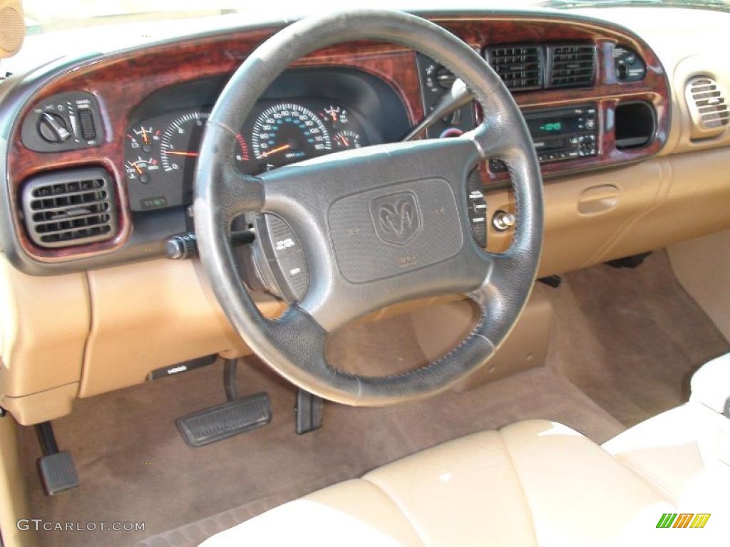Camel/Tan Interior 1999 Dodge Ram 1500 SLT Extended Cab Photo #38041250