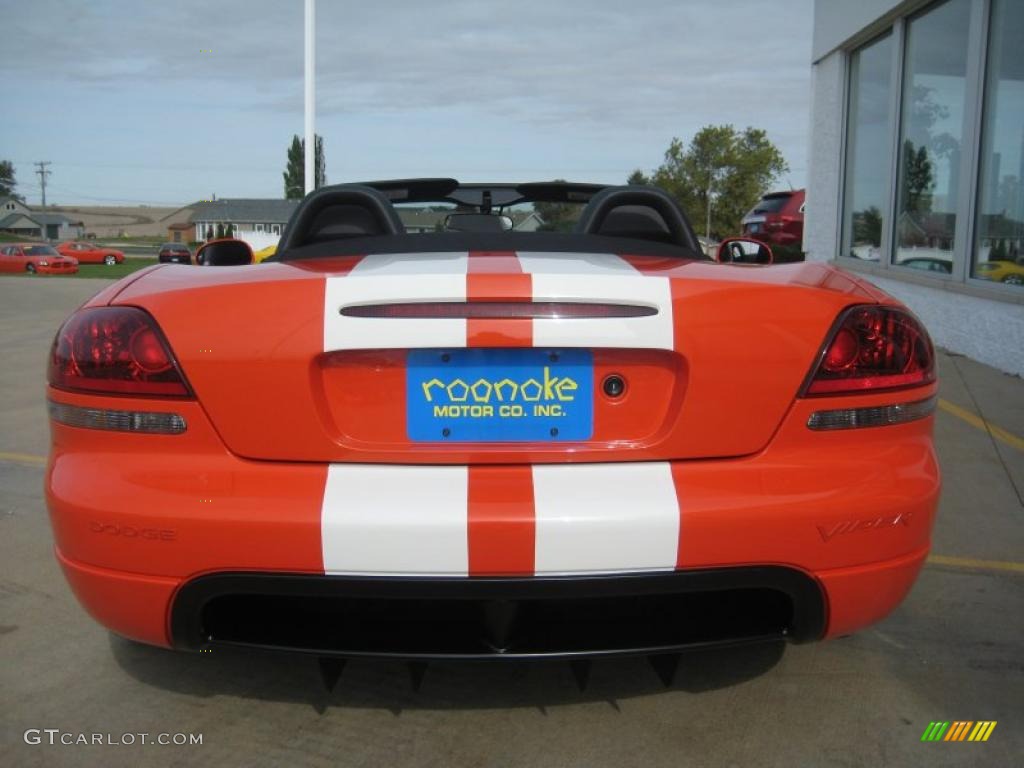 2008 Viper SRT-10 - Viper Very Orange Pearlcoat / Black/Medium Slate Gray photo #14