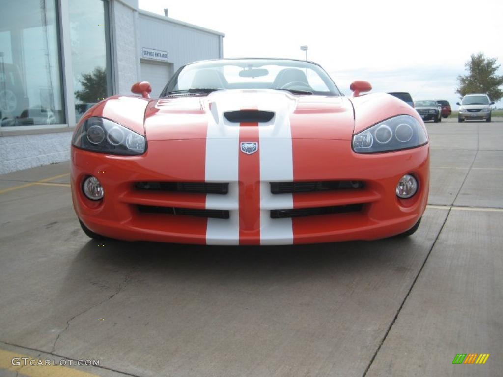 2008 Viper SRT-10 - Viper Very Orange Pearlcoat / Black/Medium Slate Gray photo #20