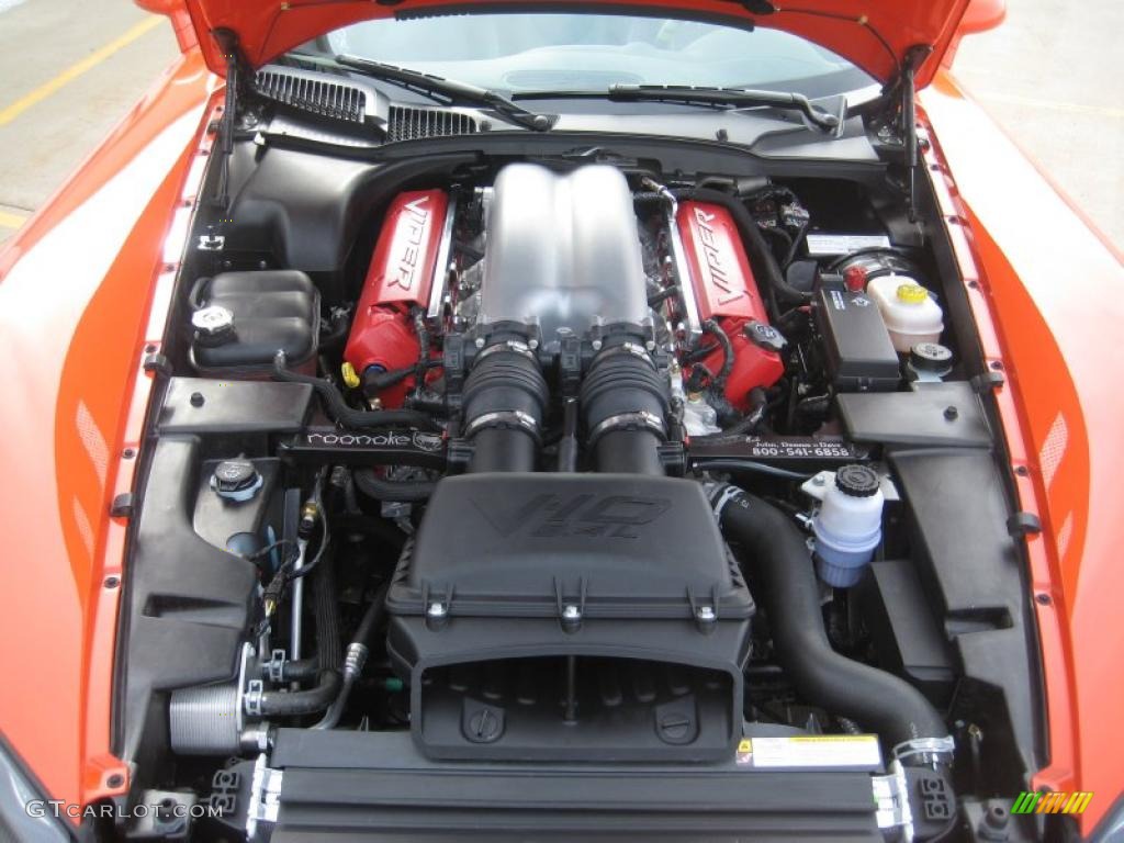 2008 Dodge Viper SRT-10 8.4 Liter OHV 20-Valve VVT V10 Engine Photo #38041406