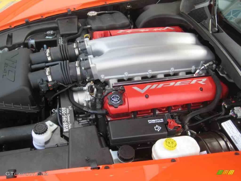2008 Dodge Viper SRT-10 8.4 Liter OHV 20-Valve VVT V10 Engine Photo #38041429