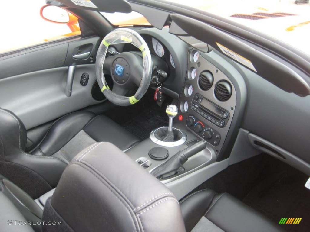 Black/Medium Slate Gray Interior 2008 Dodge Viper SRT-10 Photo #38041538