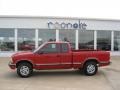 1998 Bright Red Chevrolet S10 LS Extended Cab 4x4  photo #1