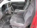 Gray 1998 Chevrolet S10 LS Extended Cab 4x4 Interior Color