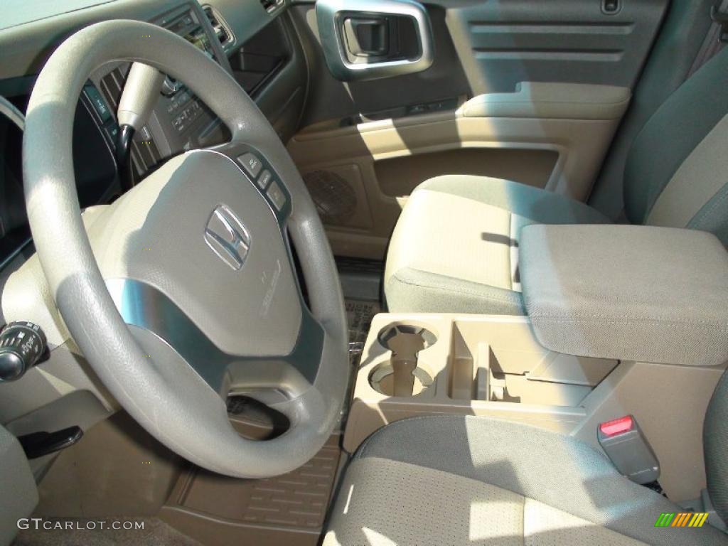 Beige Interior 2007 Honda Ridgeline RT Photo #38041878