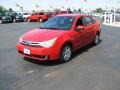 2008 Vermillion Red Ford Focus SES Sedan  photo #3