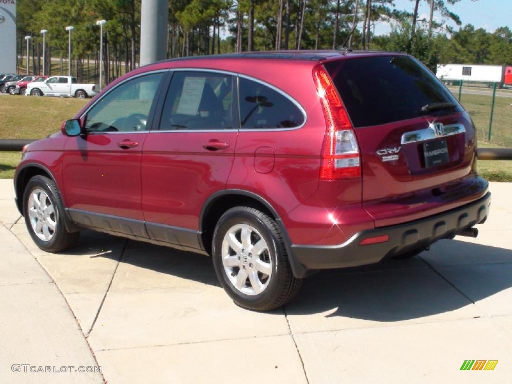 2007 CR-V EX-L - Tango Red Pearl / Gray photo #7