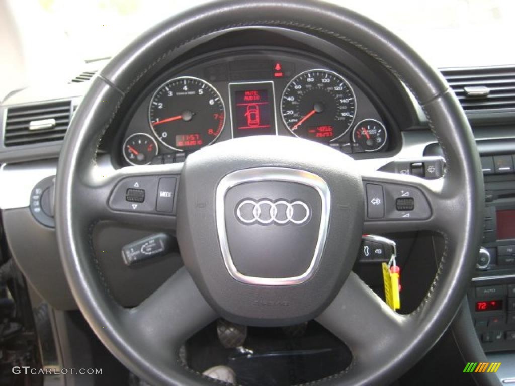 2008 A4 2.0T quattro S-Line Sedan - Brilliant Black / Black photo #20