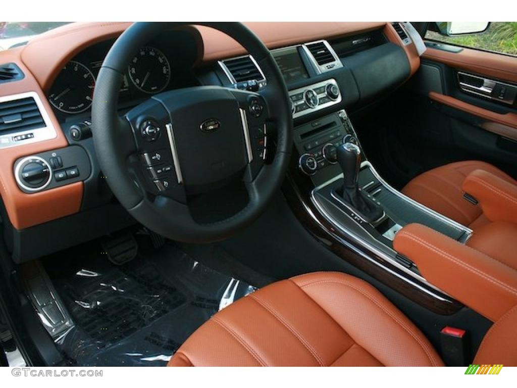 Tan/Ebony Interior 2011 Land Rover Range Rover Sport HSE LUX Photo #38043951