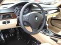 Beige Dakota Leather Interior Photo for 2011 BMW 3 Series #38044783