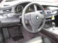 Black Nappa Leather Interior Photo for 2011 BMW 7 Series #38045344