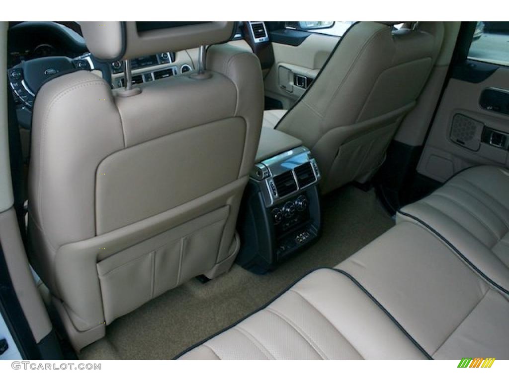 Sand/Jet Black Interior 2011 Land Rover Range Rover Supercharged Photo #38045588