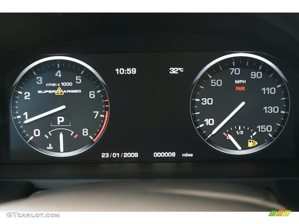 2011 Land Rover Range Rover Supercharged Gauges Photo #38045872