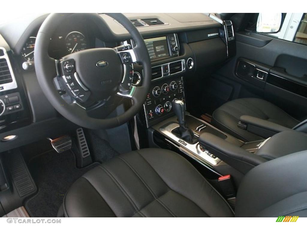 Jet Black/Jet Black Interior 2011 Land Rover Range Rover Supercharged Photo #38045888