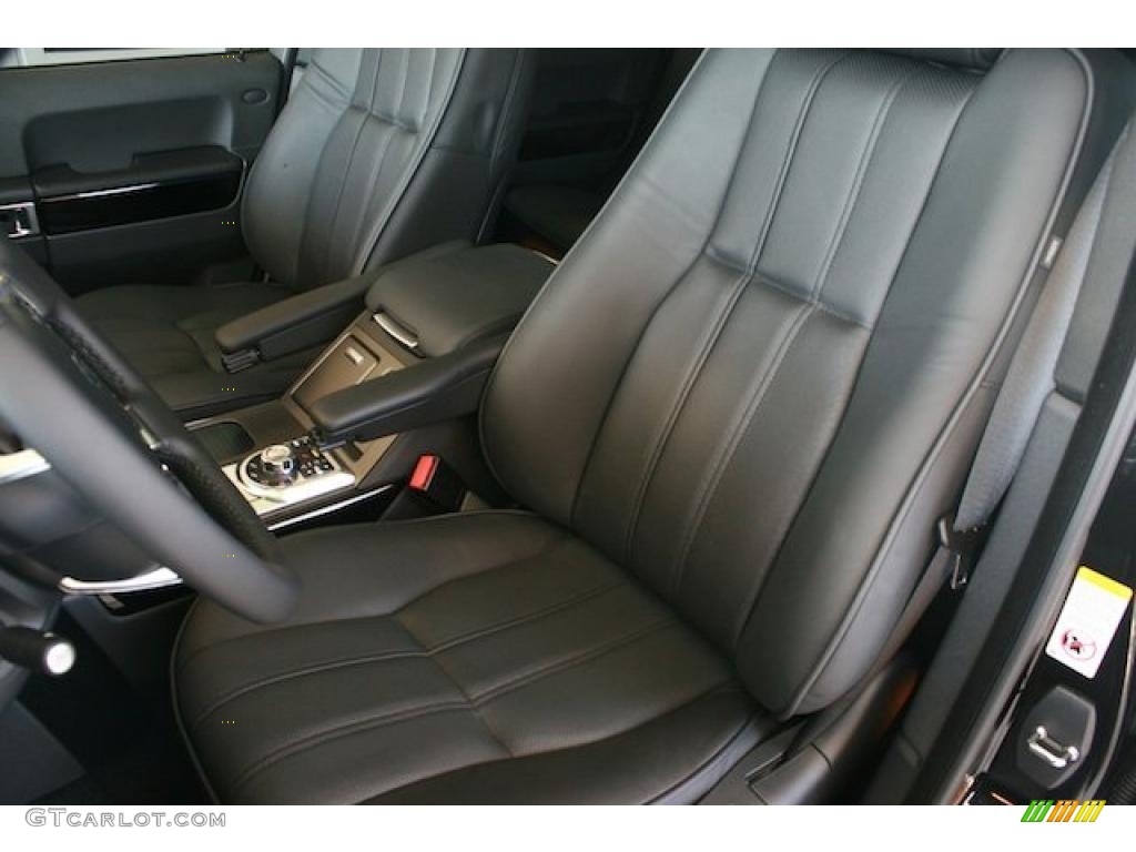 Jet Black/Jet Black Interior 2011 Land Rover Range Rover Supercharged Photo #38045900