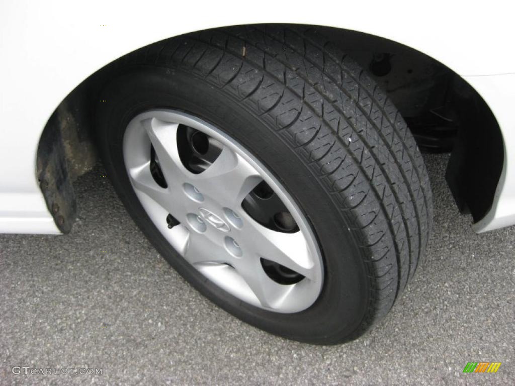 2006 Elantra GLS Sedan - Nordic White / Gray photo #10