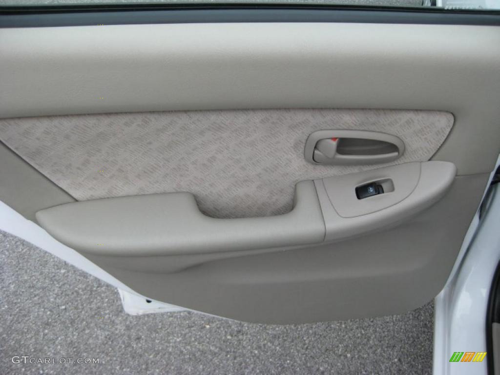 2006 Elantra GLS Sedan - Nordic White / Gray photo #18